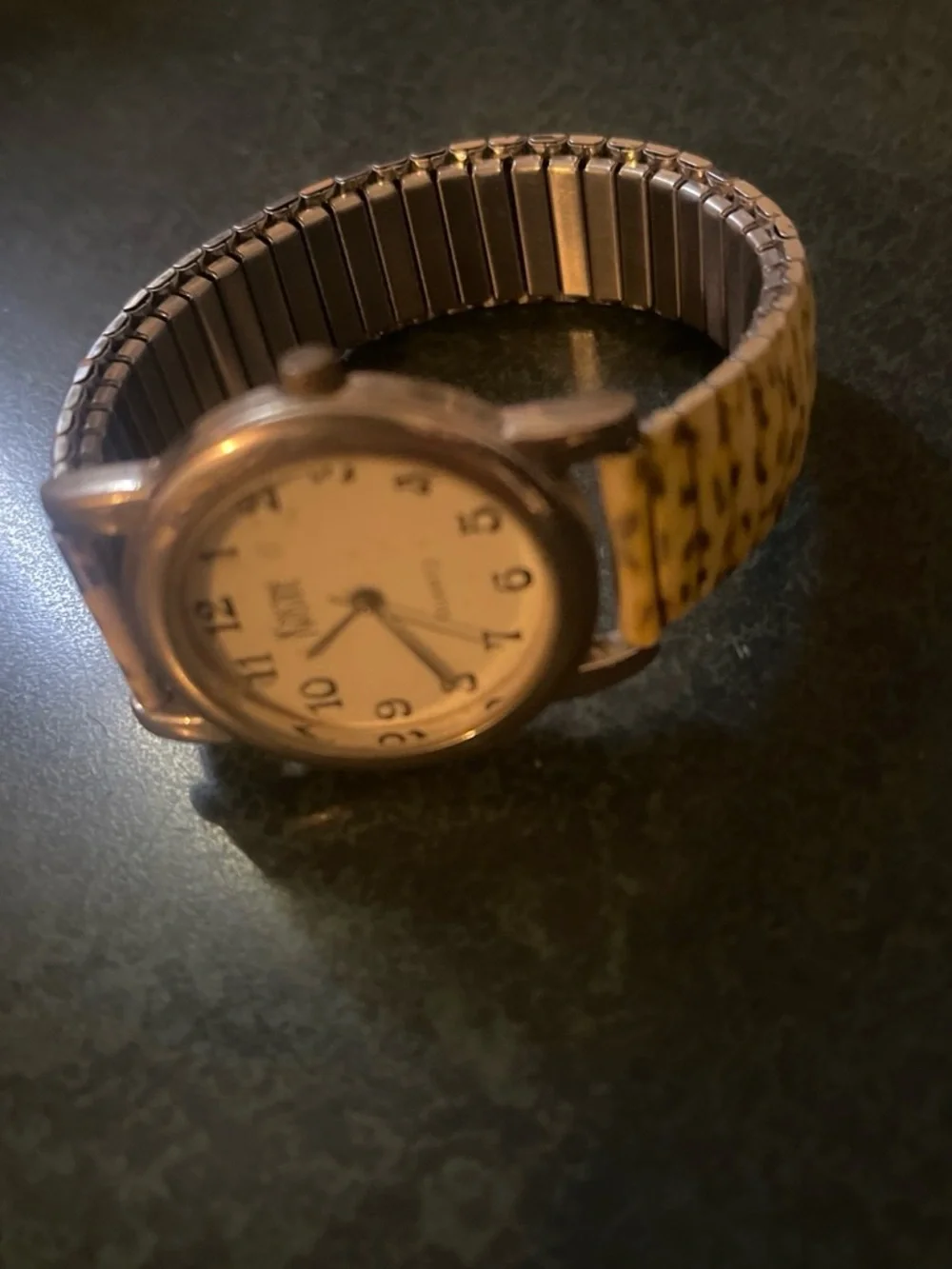 Kristine  Wristwatch - Cream Dial with Brown Accents